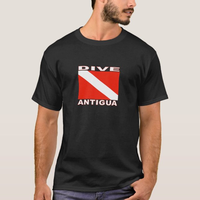 Tauchen Antigua T-Shirt (Vorderseite)