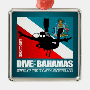 Tauchen auf den Bahamas DF2 Ornament Aus Metall