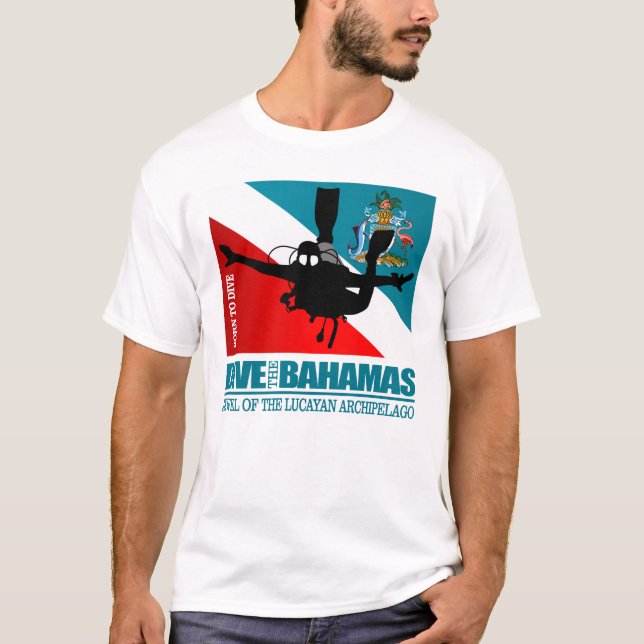 Tauchen auf den Bahamas DF2 T-Shirt (Vorderseite)