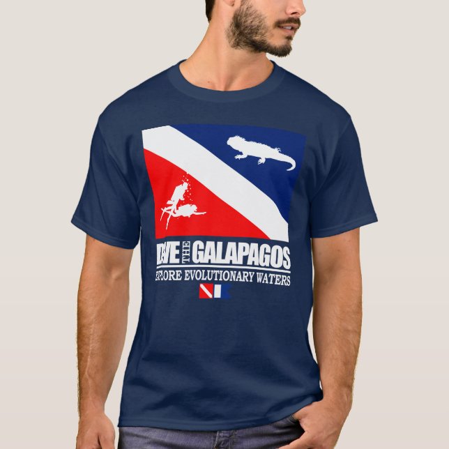 Tauchen auf den Galapagos T-Shirt (Vorderseite)