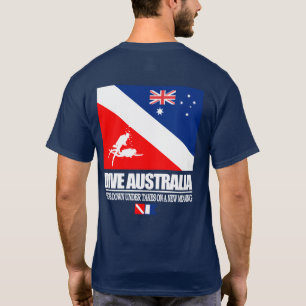 Tauchen Australien (Quadrat) T-Shirt
