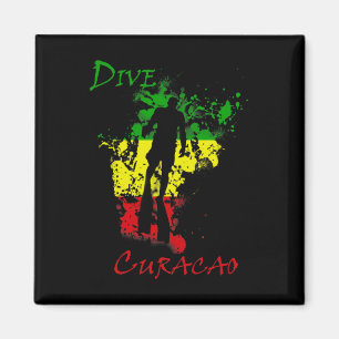 Tauchen Curacao Magnet