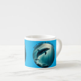 Tauchen Deep Live Free Dolphin Espressotasse