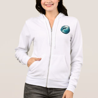 Tauchen Deep Live Free Dolphin Hoodie