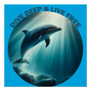 Tauchen Deep Live Free Dolphin Poster