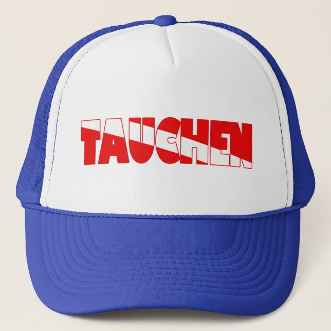 Tauchen (deutsch) truckerkappe (Vorderseite)