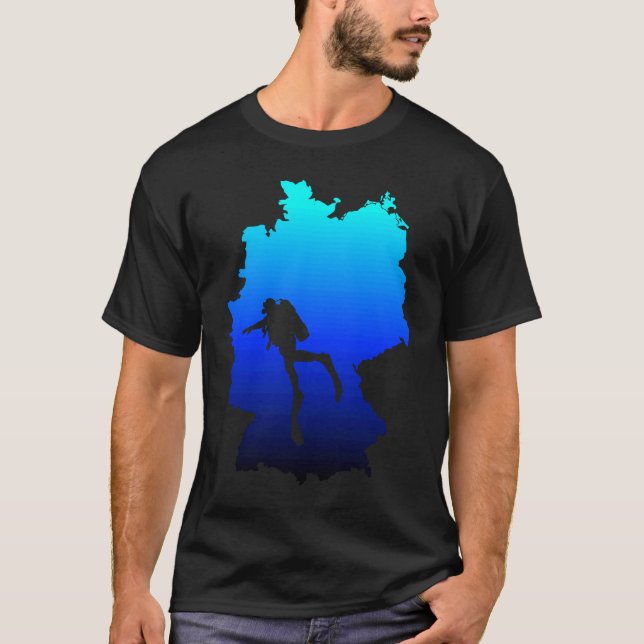 Tauchen Deutschland Tauchen T-Shirt (Vorderseite)