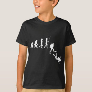 Tauchen Evolution Evolution von Man Funny Scuba Di T-Shirt