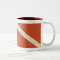 Tauchen-Flaggen-Tasse