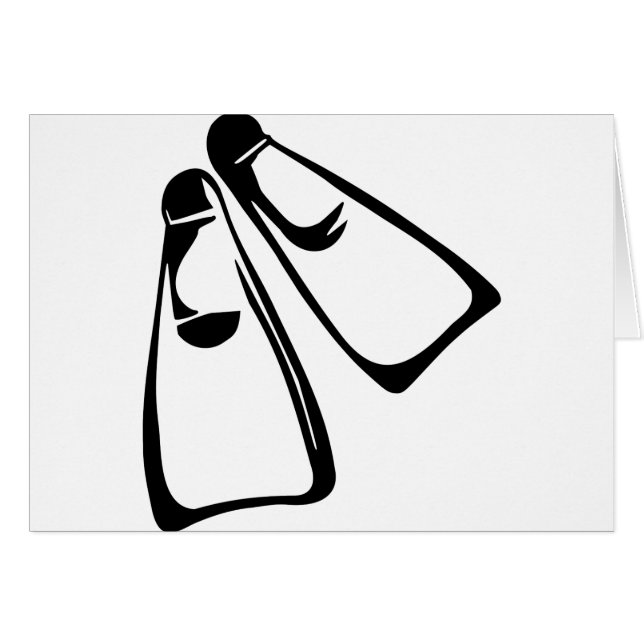 Tauchen - Flossen (Vorderseite (Horizontal))