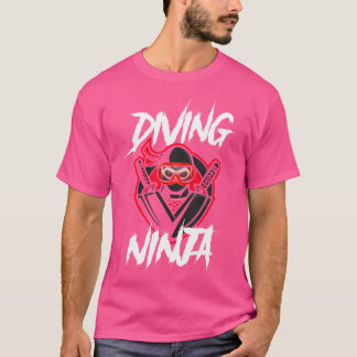 Tauchen Funny Diving Ninja Scuba Diving Scuba Dive T-Shirt