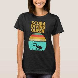Tauchen für Frauen Oma Unterwasser-Taucherin T-Shirt