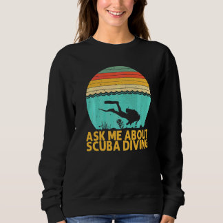 Tauchen für Männer Frauen Unterwasser-Taucher Sweatshirt