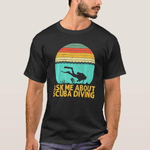 Tauchen für Männer Frauen Unterwasser-Taucher T-Shirt