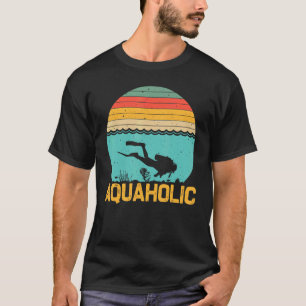 Tauchen für Männer Unterwassertaucher T-Shirt
