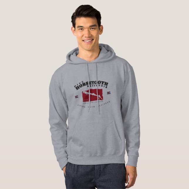 Tauchen Horsetooth Reservoir-Sweatshirt Hoodie (Vorne ganz)