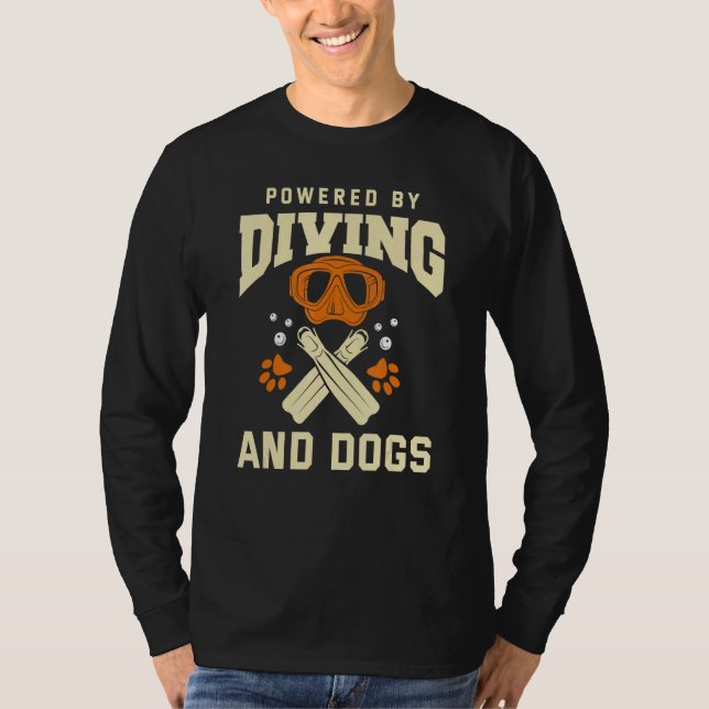 Tauchen Hunde Tauchen T-Shirt (Vorderseite)