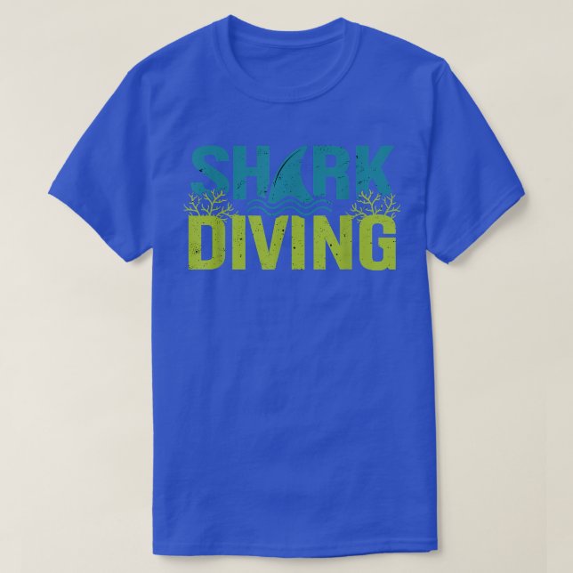 Tauchen im Ozean Diver Marine Animal Lover T-Shirt (Design vorne)