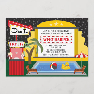 Tauchen im Pool u. in der Einladung