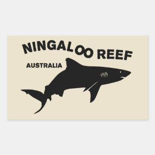 Tauchen in Australien, Ningaloo Reef Rechteckiger Aufkleber