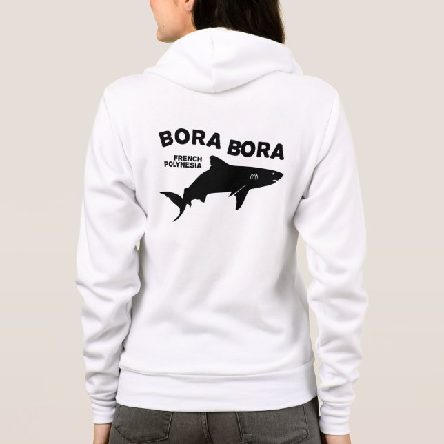 Tauchen in Bora Bora Hoodie (Rückseite)