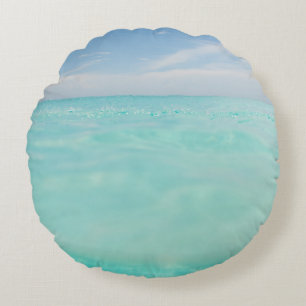 Tauchen in das Karibische Meer 4 Rundes Kissen