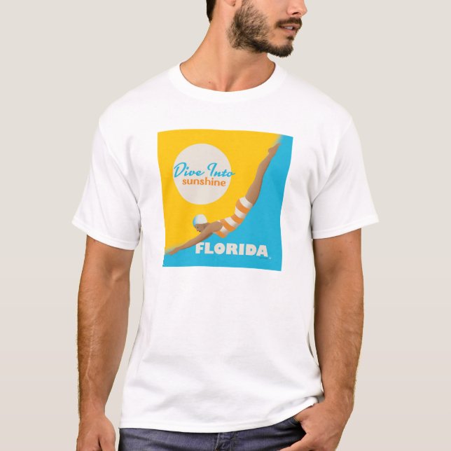 Tauchen in den Sonnenschein | Florida T-Shirt (Vorderseite)