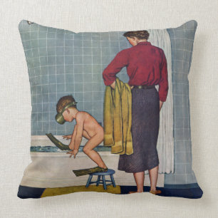 Tauchen in der Wanne Kissen