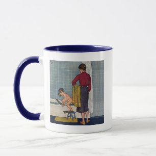 Tauchen in der Wanne Tasse