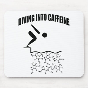 Tauchen in Koffein Mousepad