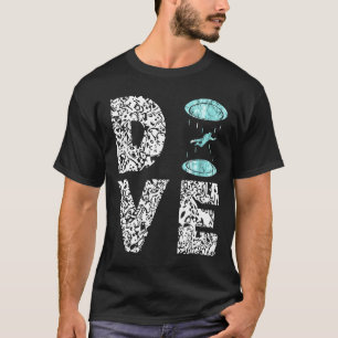 Tauchen Indoor-Skydiving-Tunnel Flug Wingsuit Skyd T-Shirt