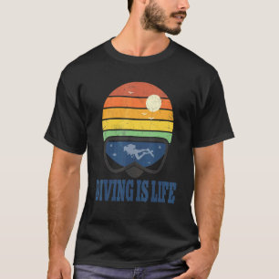 Tauchen ist das Vintage Tauchen T-Shirt