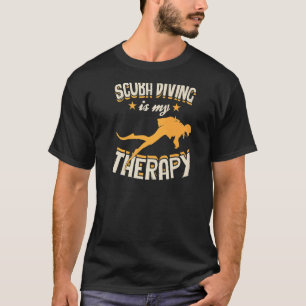 Tauchen ist meine Therapie Divemaster Scuba Instru T-Shirt