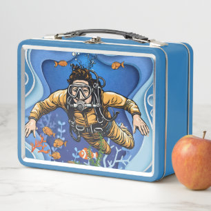 Tauchen jetzt erwachsen später metall brotdose