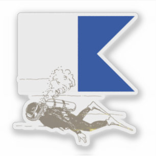 Tauchen kann tödlich sein aufkleber