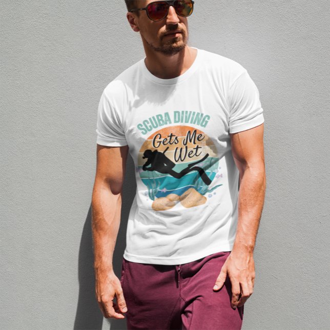 Tauchen lässt mich nass T - Shirt (Von Creator hochgeladen)