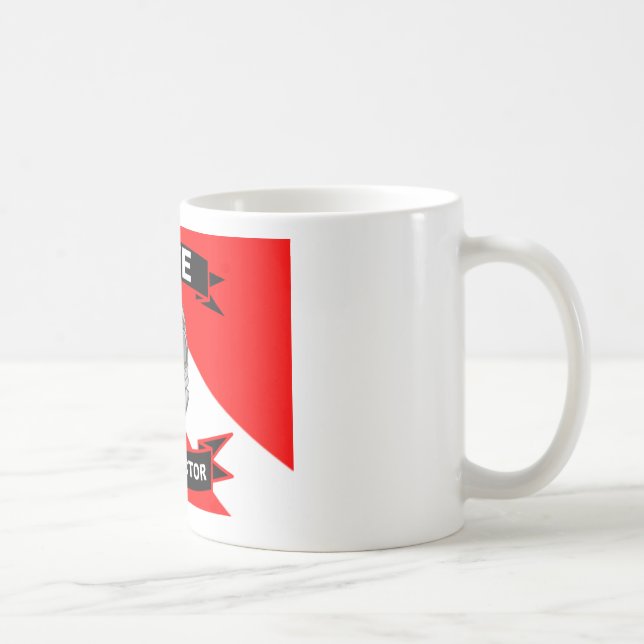 Tauchen-Lehrer-Produkte Tasse (Rechts)
