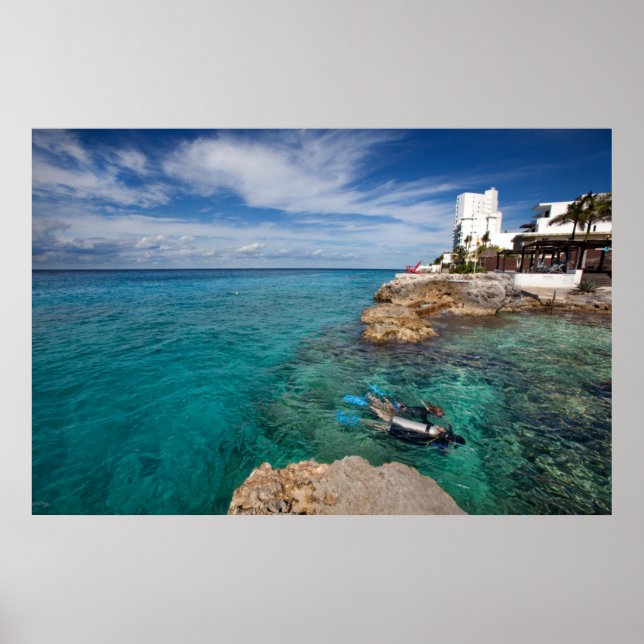 Tauchen lernen, Cozumel Mexico Poster (Vorne)