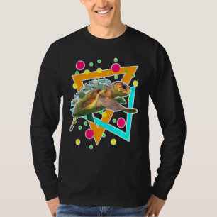 Tauchen Meer Niedliche Schildkrötenfische Tauchen T-Shirt