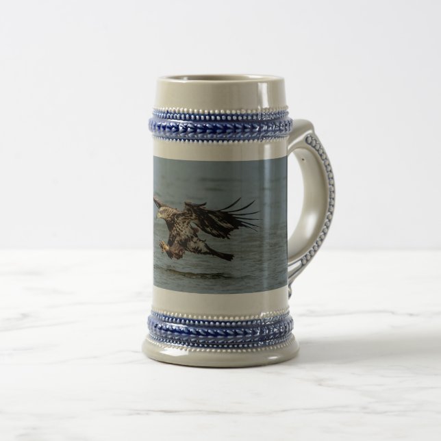 Tauchen mit Bald für einen Fisch Bierglas (VorderseiteRechts)