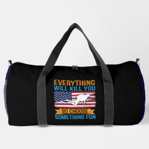 Tauchen mit freudigem Geist tief Duffle Bag