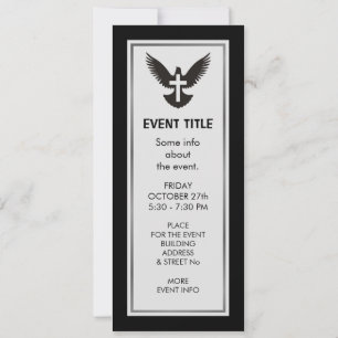 Tauchen mit Kreuz Einladung