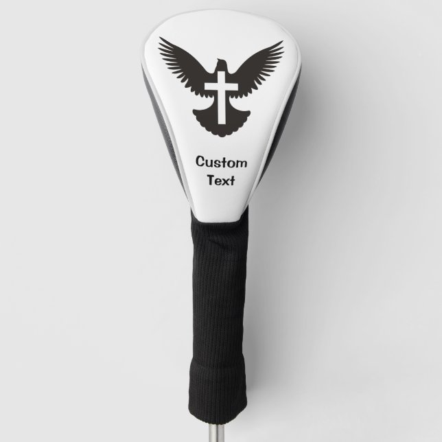 Tauchen mit Kreuz Golf Headcover (Vorderseite)
