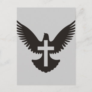 Tauchen mit Kreuz Postkarte
