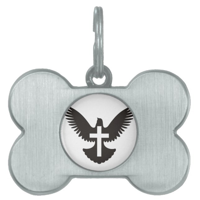 Tauchen mit Kreuz Tiermarke (Vorderseite)