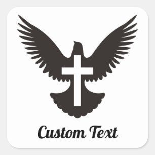 Tauchen mit Kreuzquadratischer Aufkleber