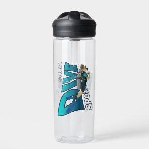 Tauchen mit Sauerstoffflasche 600ml Trinkflasche