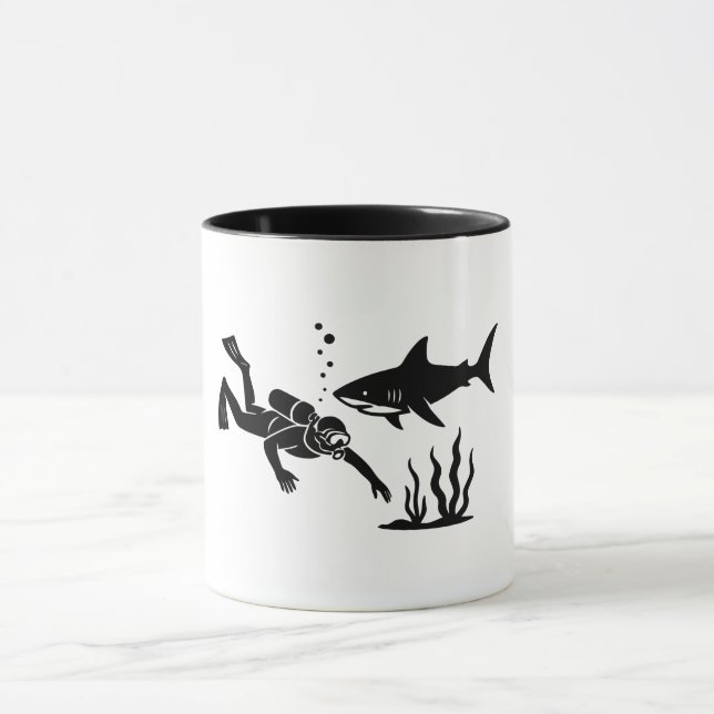 Tauchen mit Sauerstoffflaschen Tasse (Zentrum)
