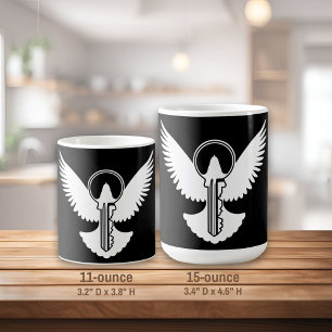 Tauchen mit Schlüssel Kaffeetasse