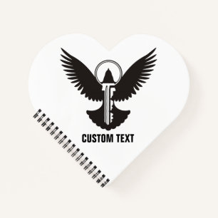 Tauchen mit Schlüssel Notizbuch